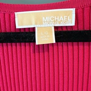 Michael Kors Vibrant Pink Knit Dress